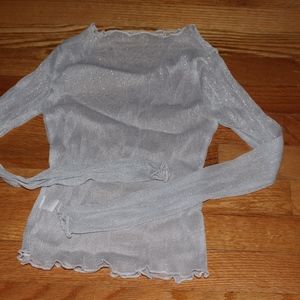 Mesh Long Sleeve Top